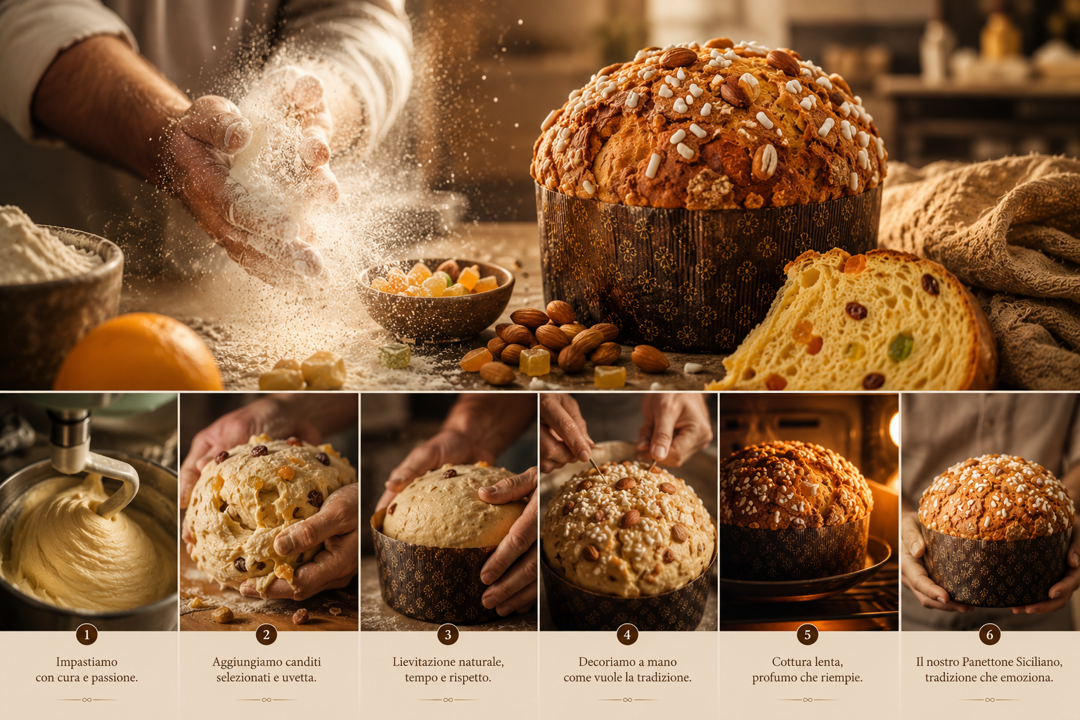 La nostra storia — Panettone Siciliano artigianale